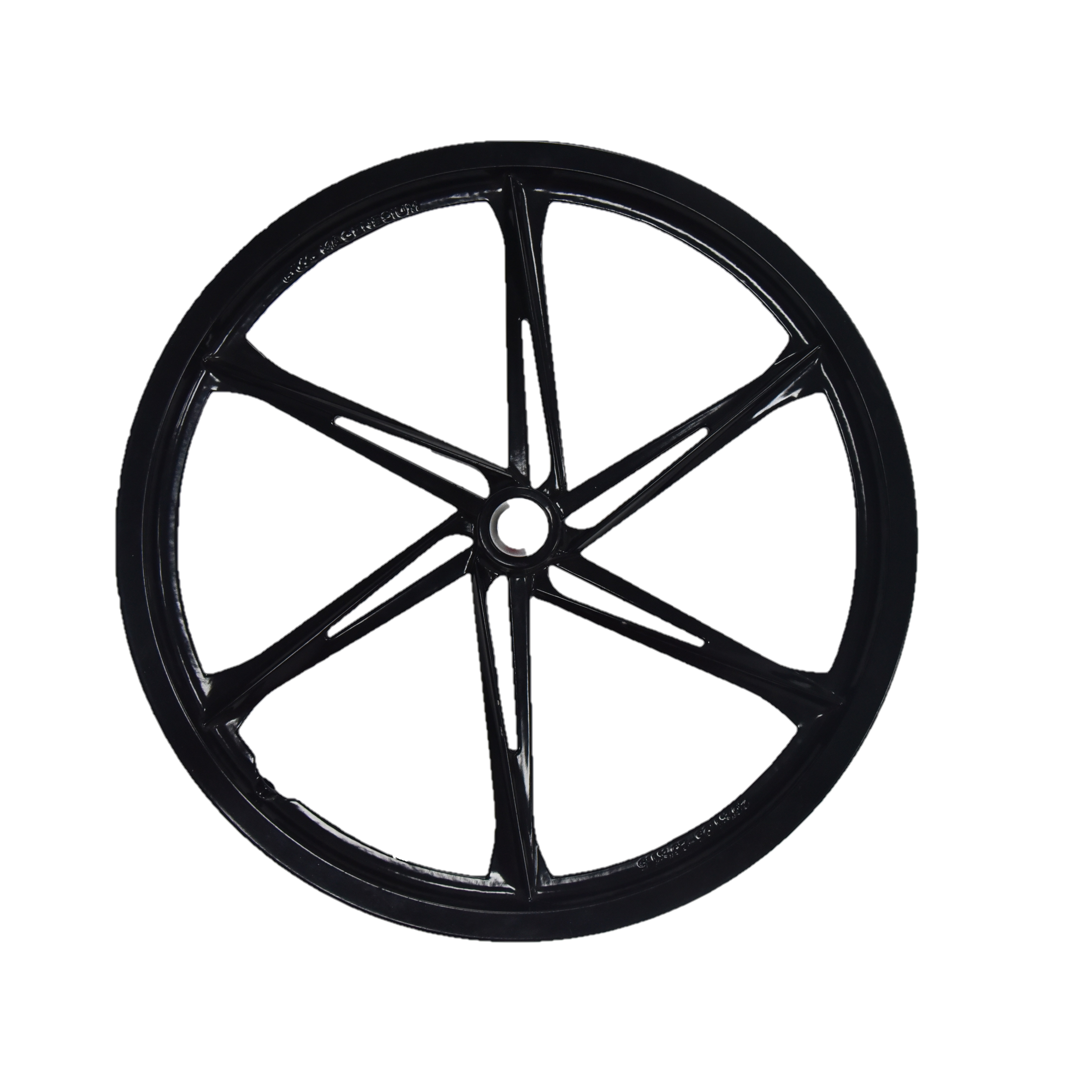 Custom-made foundry parts with CNC machining & surface treatement integrated wheel for bicycle